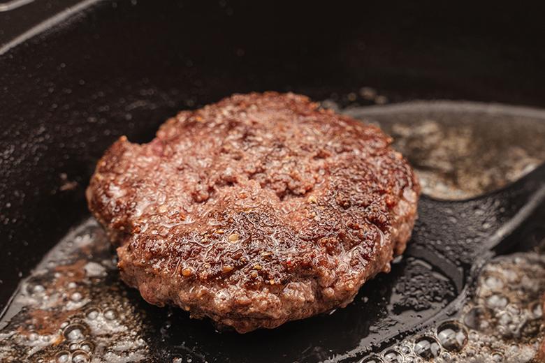 Selbstgemachte Burger Patties