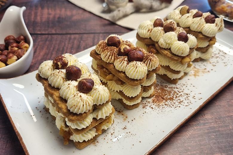 Bratapfel-Tiramisu mit Spekulatius