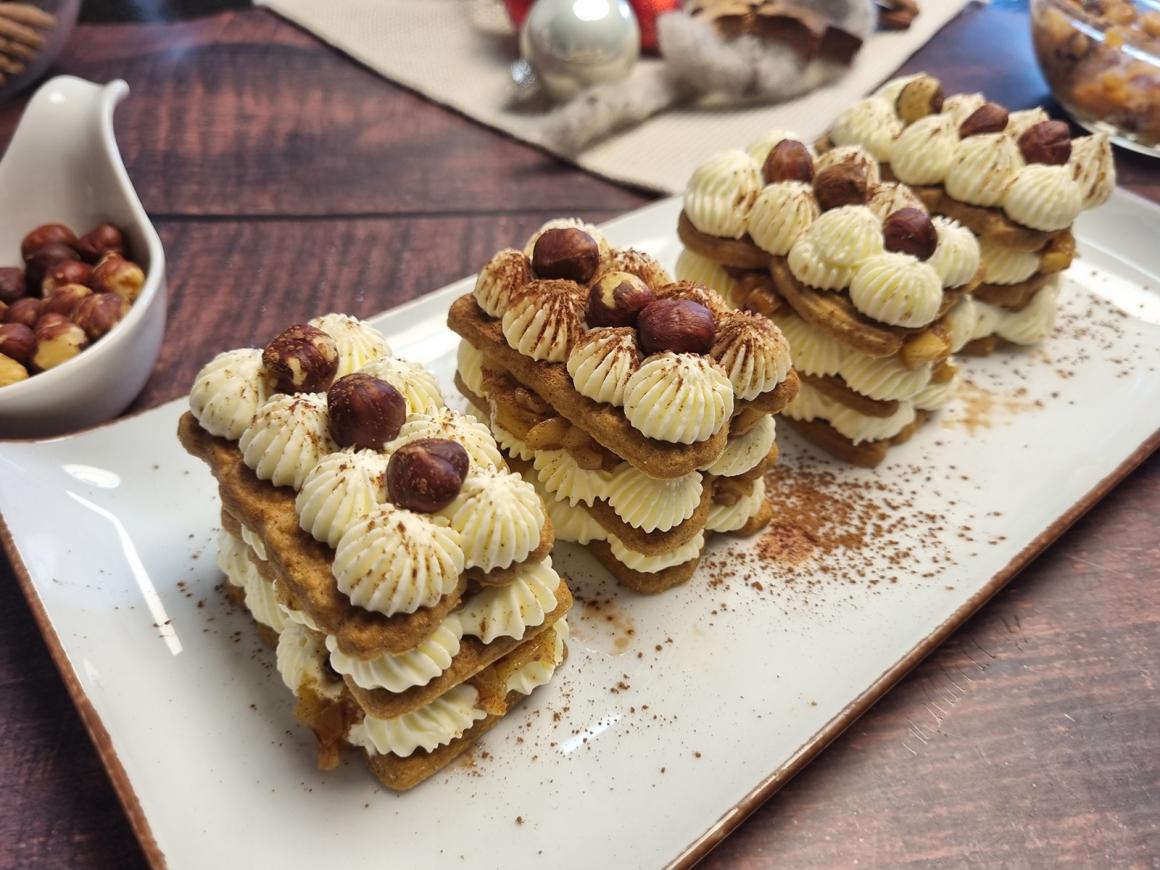 Bratapfel-Tiramisu mit Spekulatius