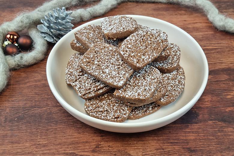 Haselnuss-Kissen mit Schoko