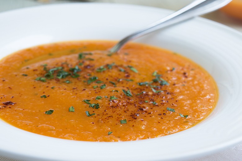 Karottensuppe mit Ingwer