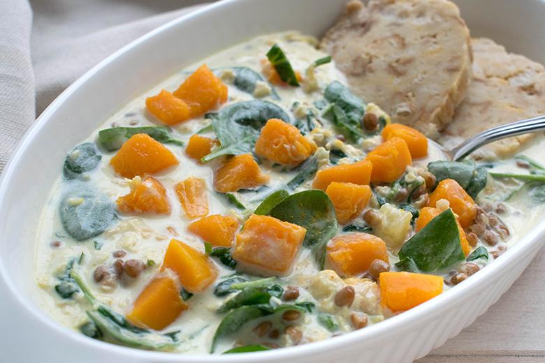 Currygemüse mit Linsen