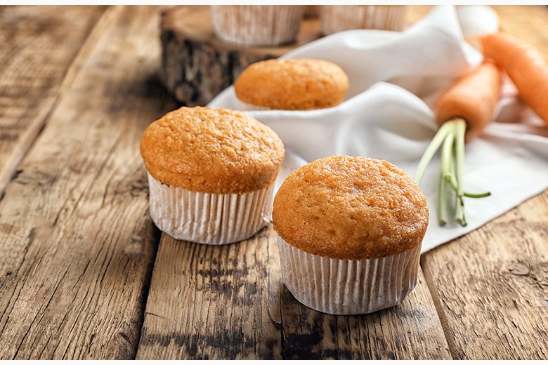 Karotten-Muffins mit Orange
