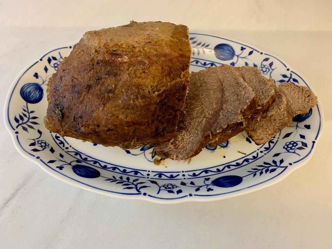 Rinderbraten im Römertopf