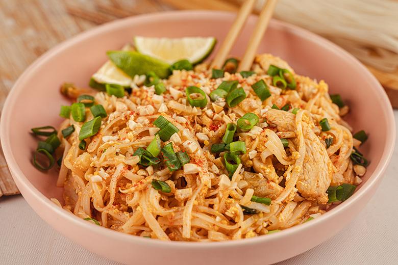 Pad Thai mit Hühnerfleisch