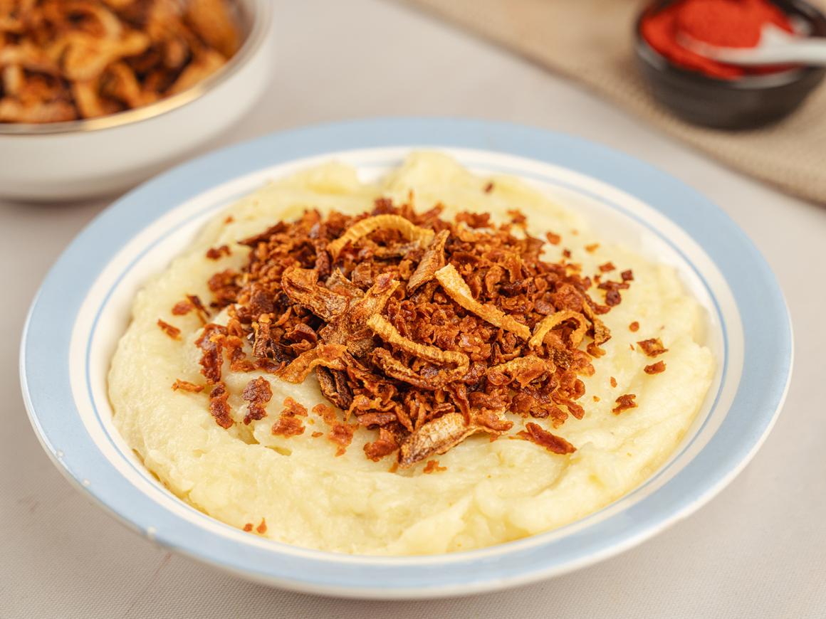 Röstzwiebeln aus der Heißluftfritteuse