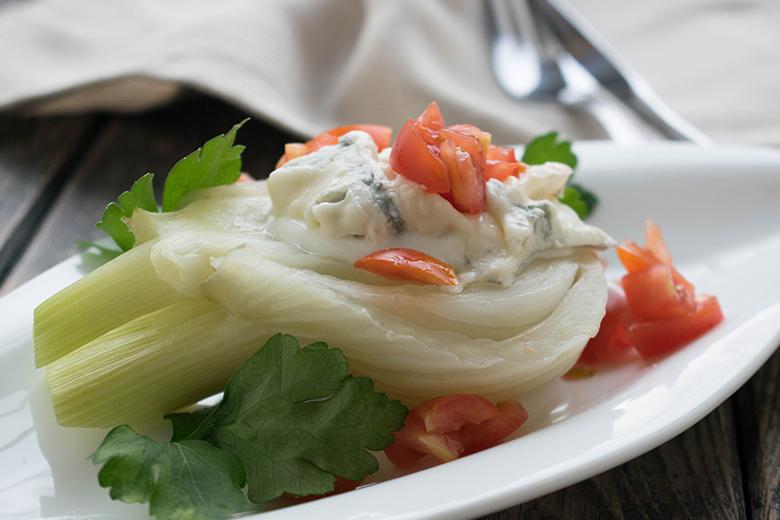 Fenchel mit Roquefort-Creme