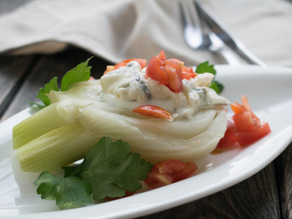 Fenchel mit Roquefort-Creme