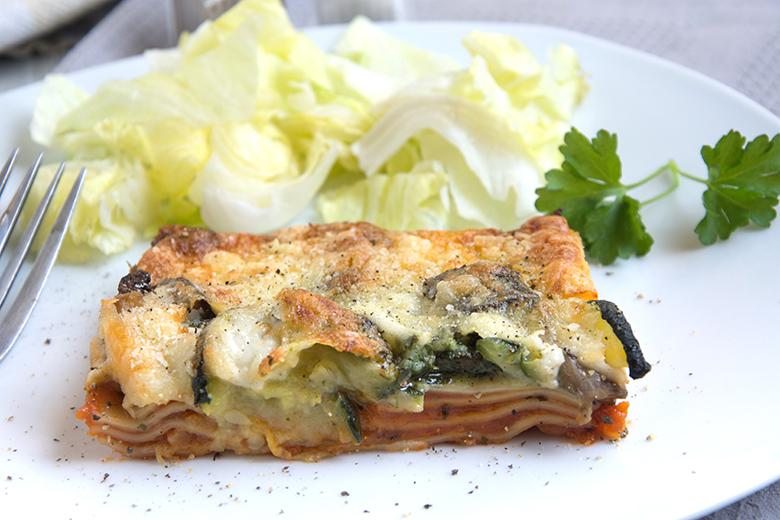 Einfache Veggie-Lasagne