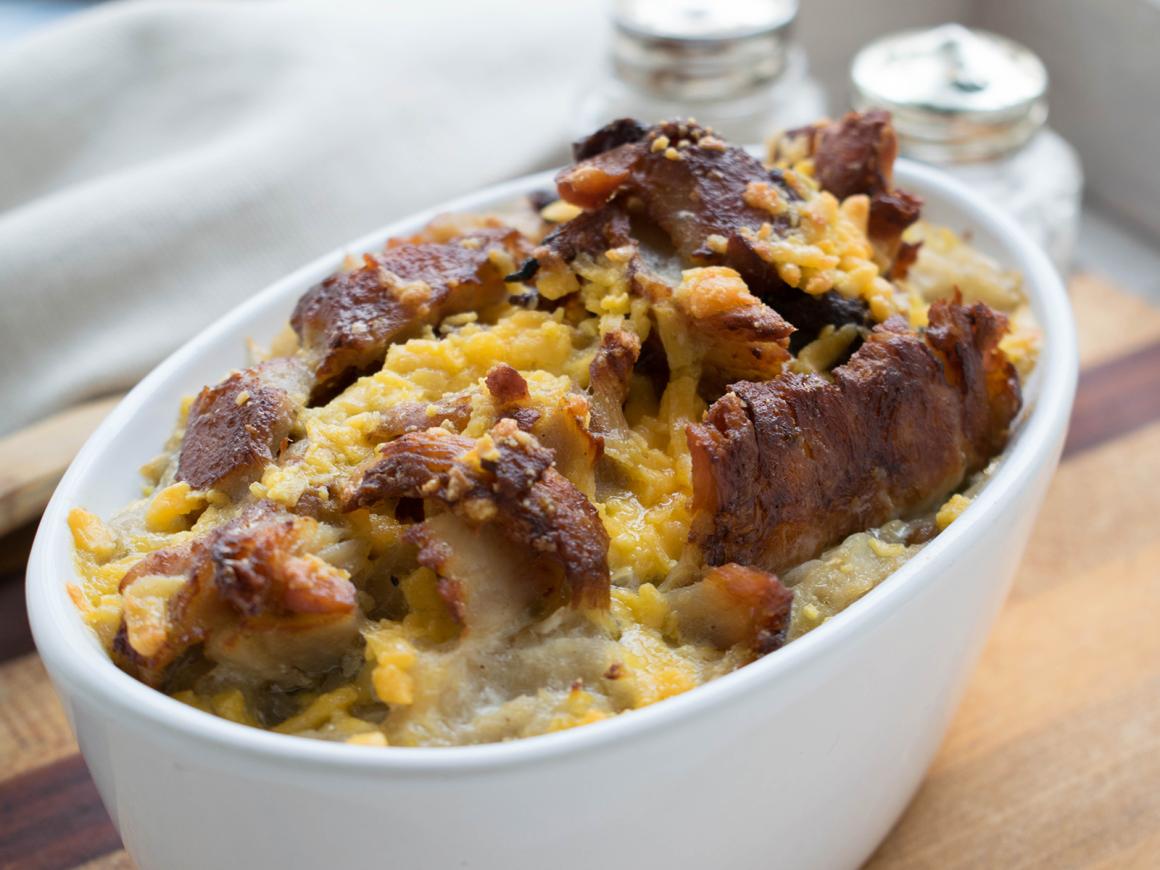 Sauerkraut-Auflauf mit Gyros