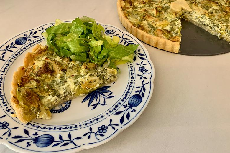 Quiche mit Rosenkohl