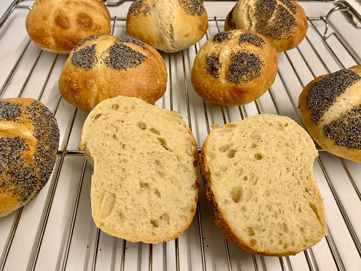 Dinkel-Emmer-Brötchen