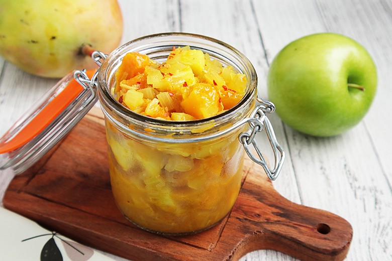 Apfel-Mango Chutney