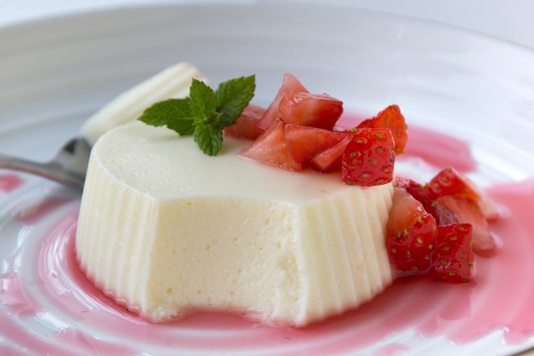 Panna Cotta mit Milch