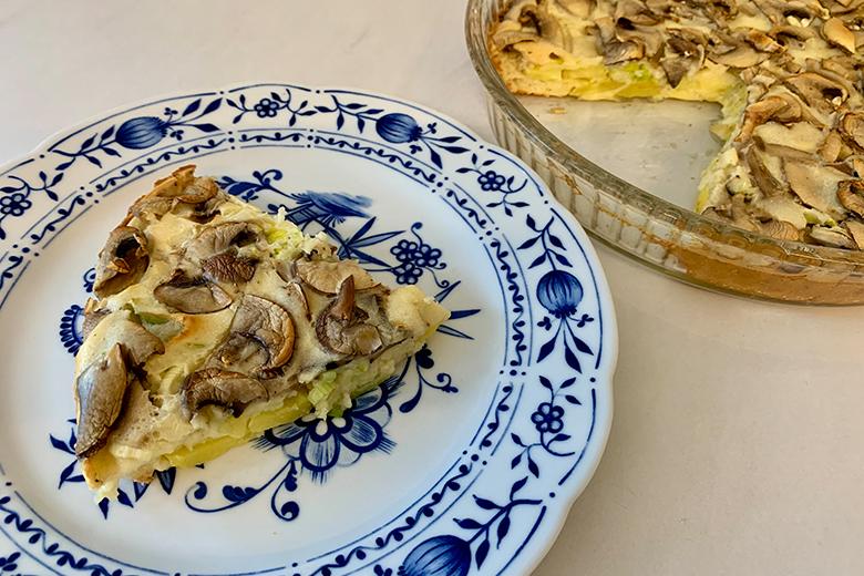 Kartoffel-Pfannkuchen-Auflauf