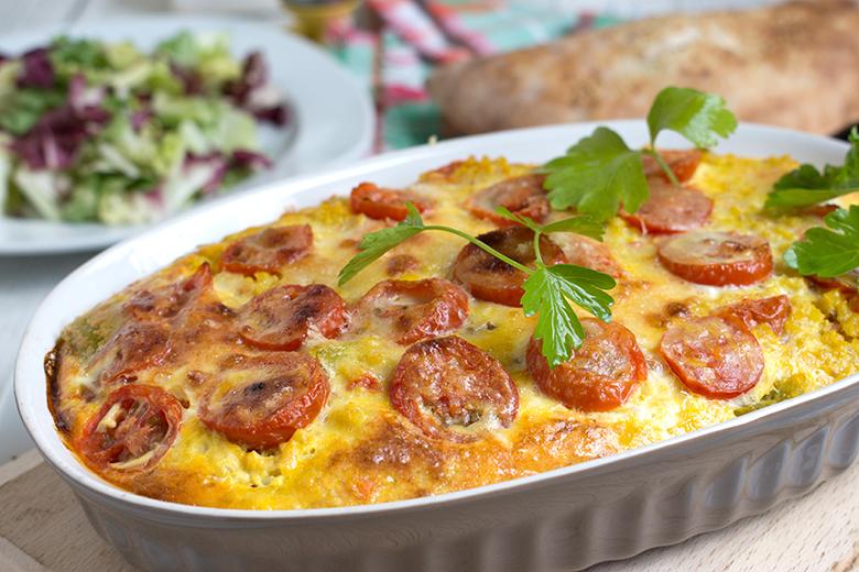 Hirse-Gemüse-Auflauf