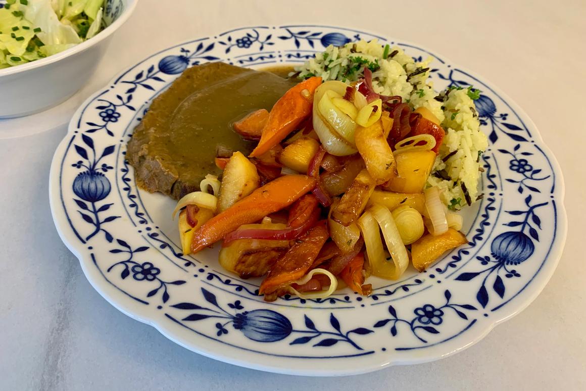 Steckrüben-Möhren-Gemüse