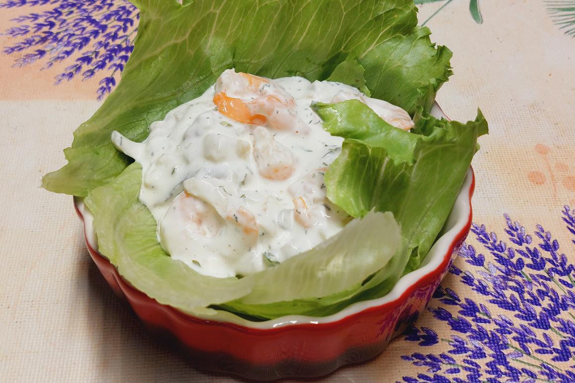 Matjes-Krabben-Salat