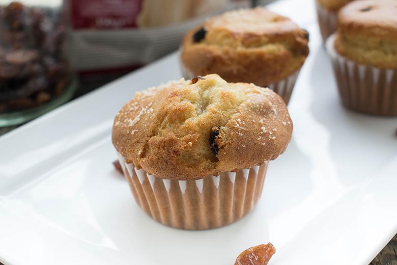 Rosinen-Muffins mit Parmesan