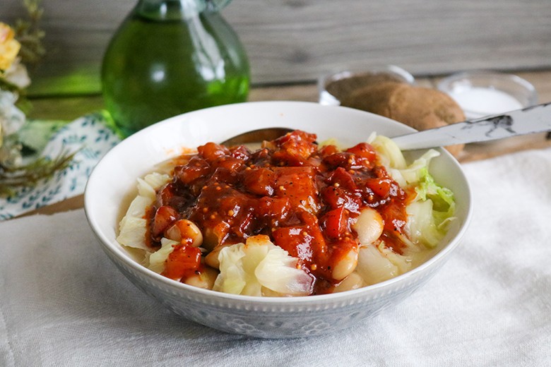 Vegetarischer Bohneneintopf