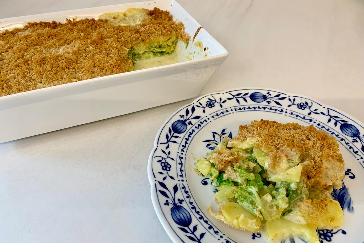 Wirsing-Kartoffel-Auflauf