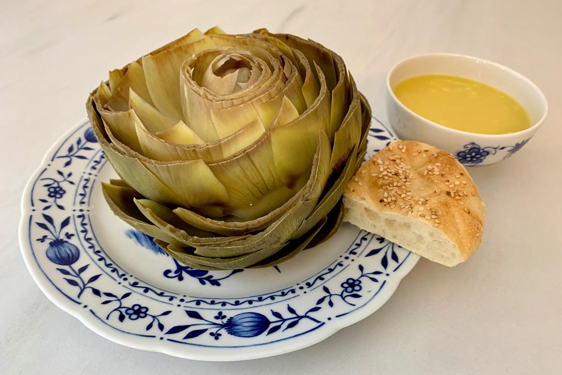 Artischocken mit Vinaigrette