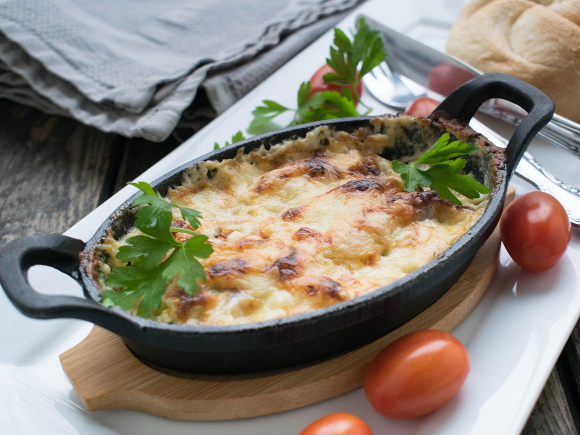 Lauch im Speckmantel