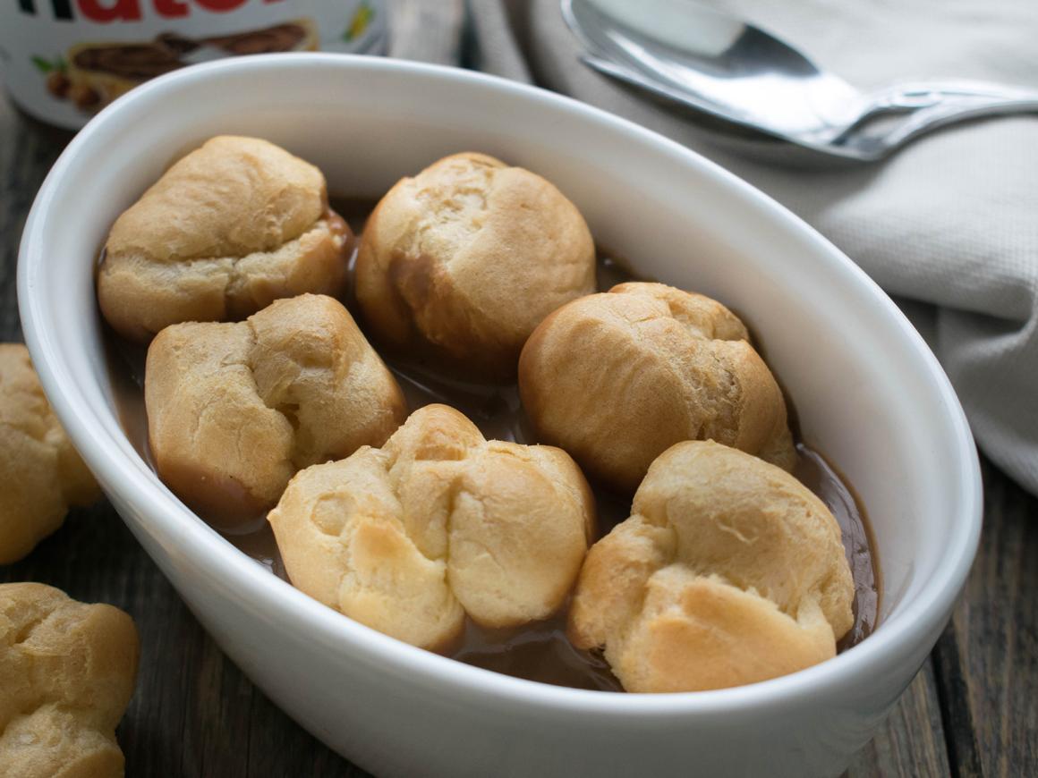 Profiterole mit Nutella