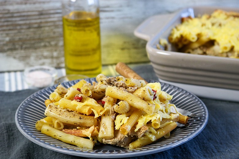Nudelauflauf mit Thunfisch