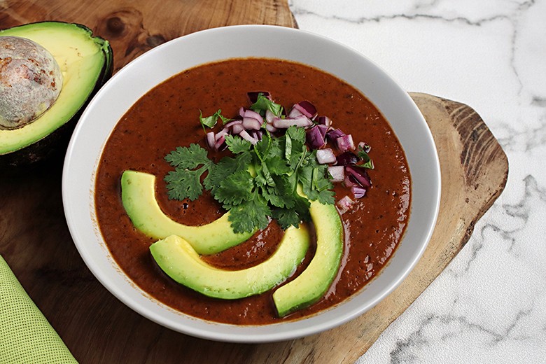 Mexikanische Bohnensuppe