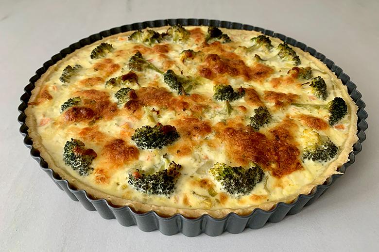 Quiche mit Brokkoli