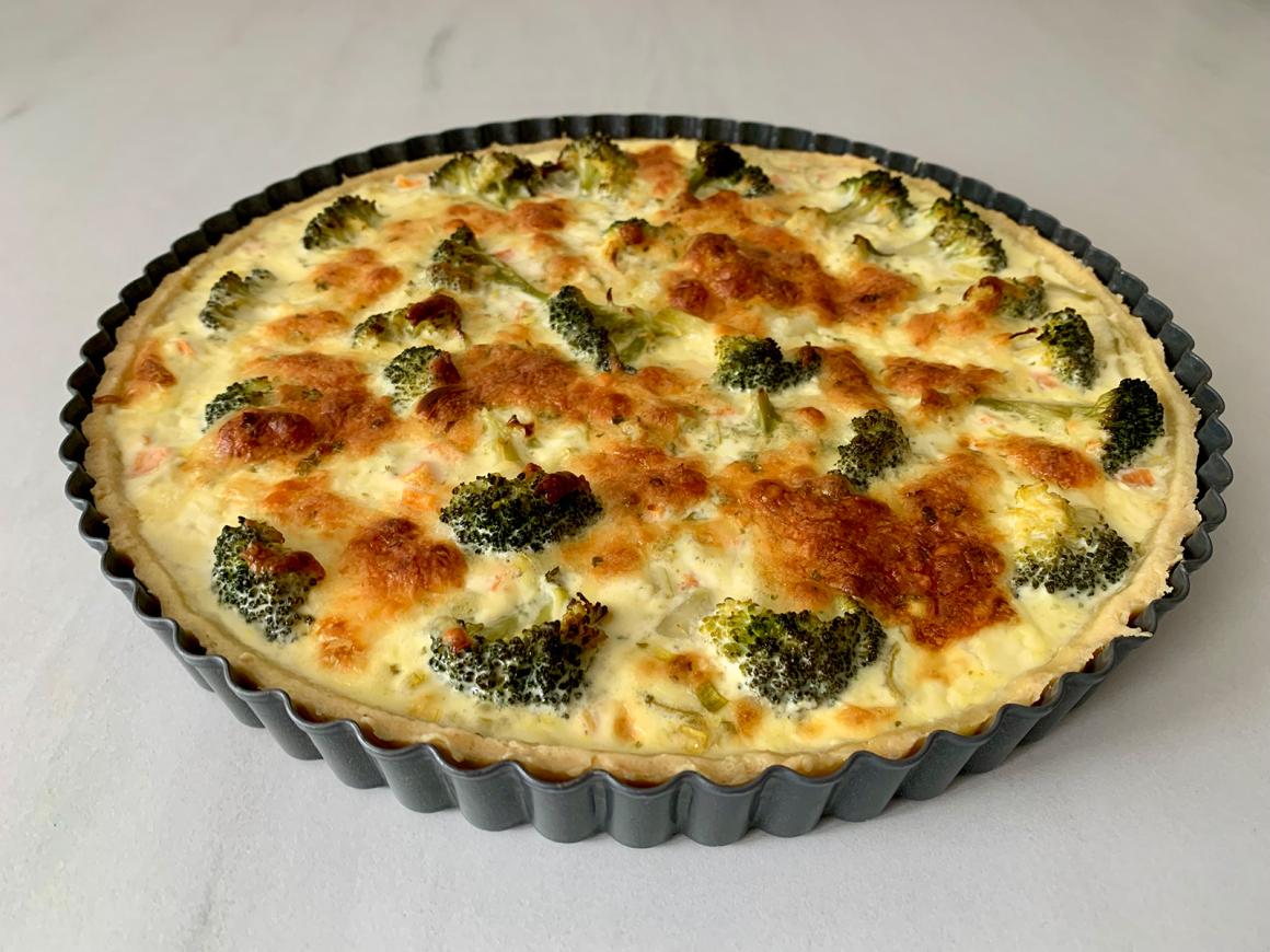 Quiche mit Brokkoli