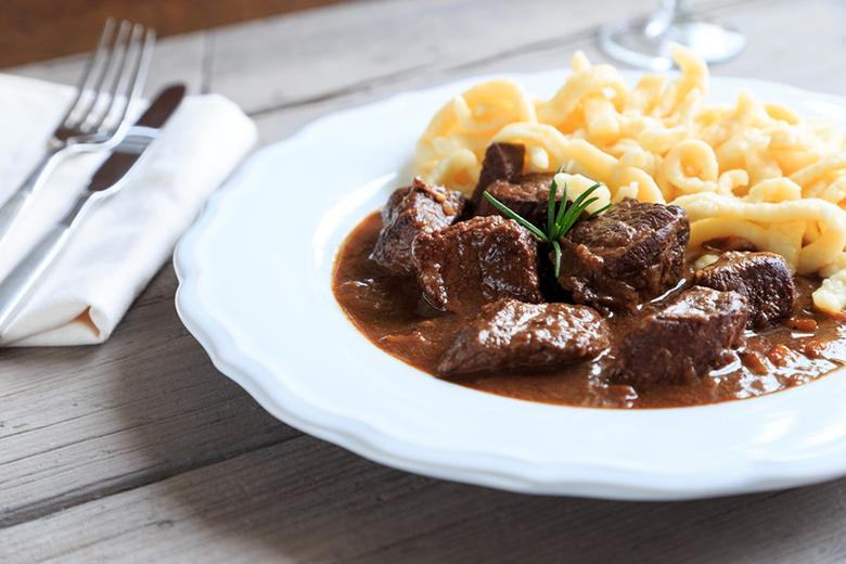 Kalbsragout mit Spätzle
