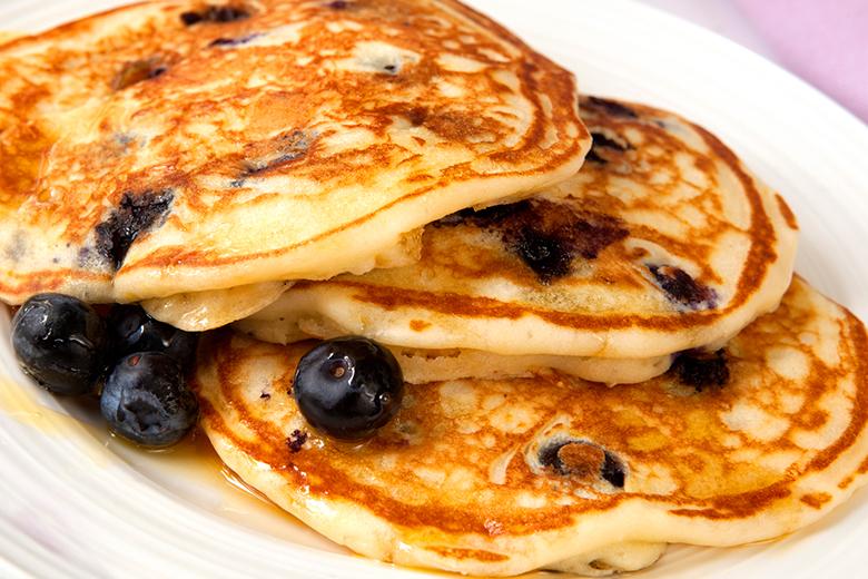 Blaubeer-Pfannkuchen