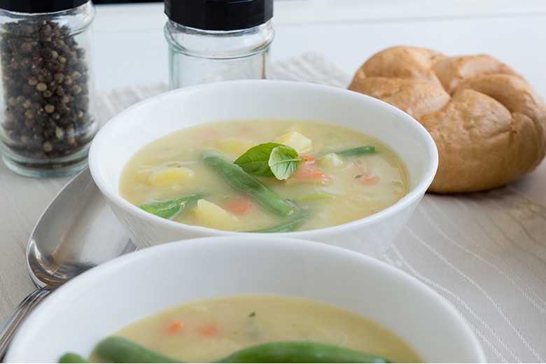 Grüne Bohnensuppe
