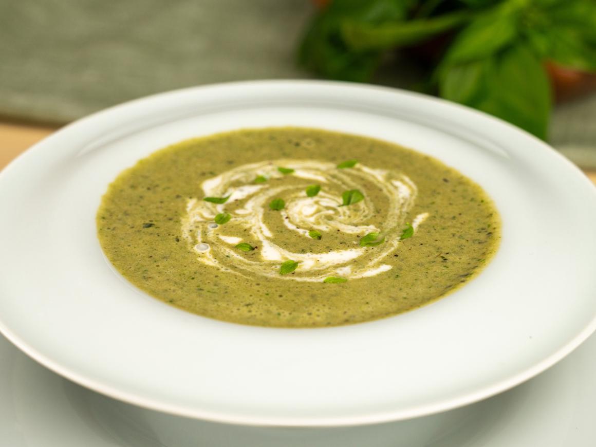 Basilikumsuppe