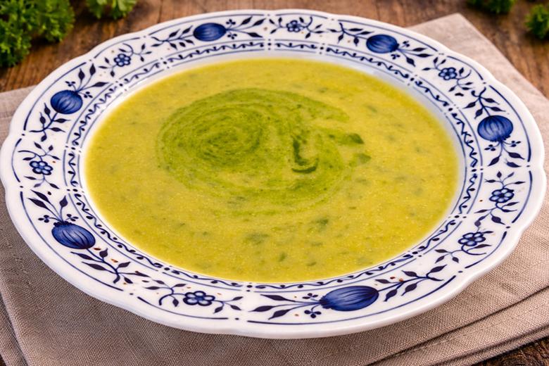 Gemüse-Bärlauch-Suppe