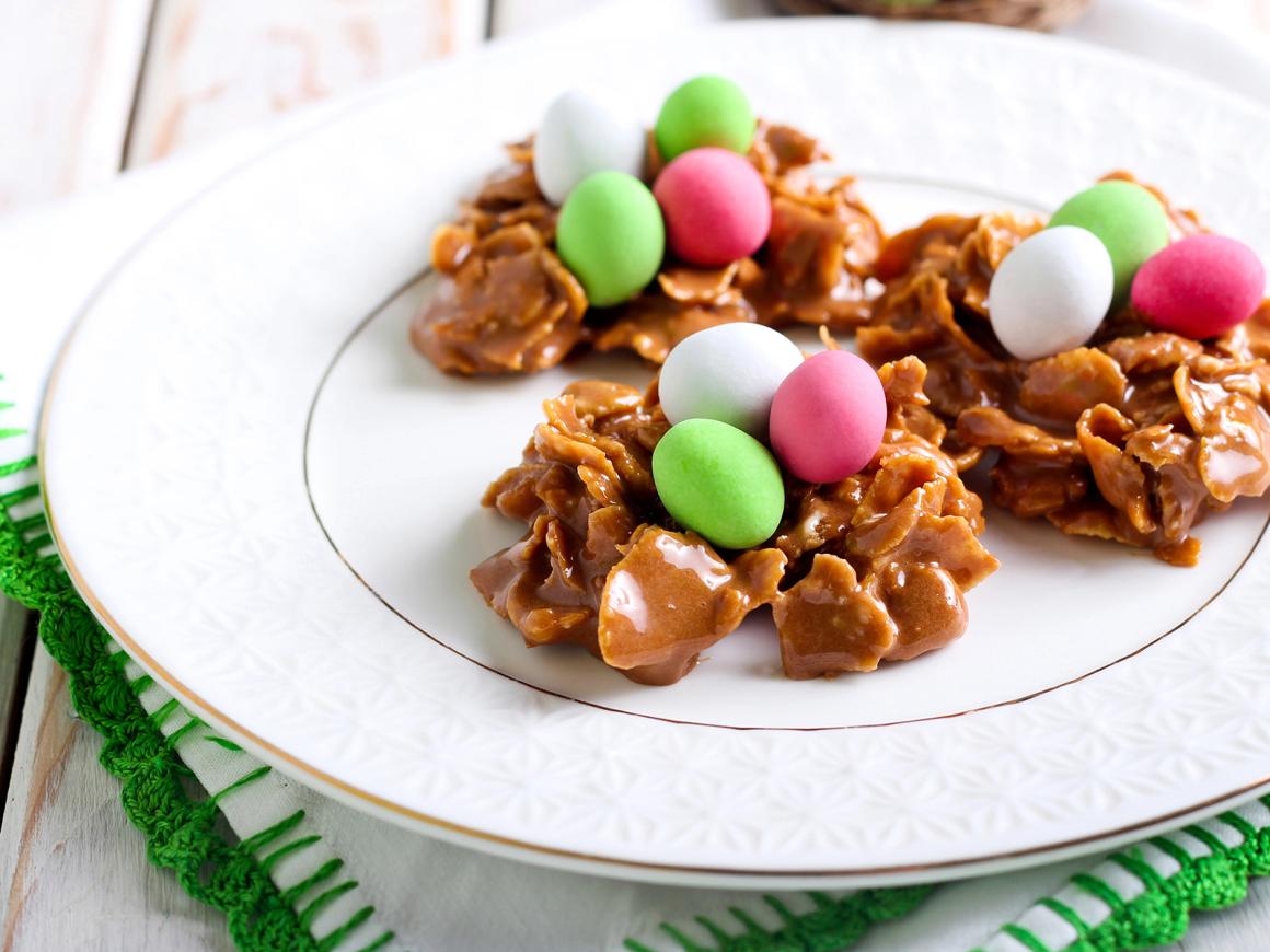 Schoko-Cornflakes-Nester