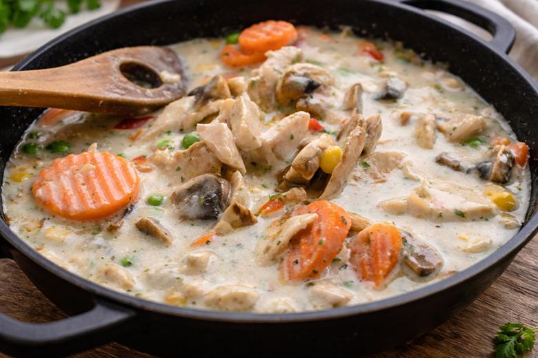 Hühnerfrikassee Gärtnerin