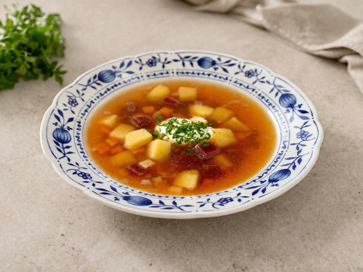 Kartoffel-Rote-Bete-Suppe