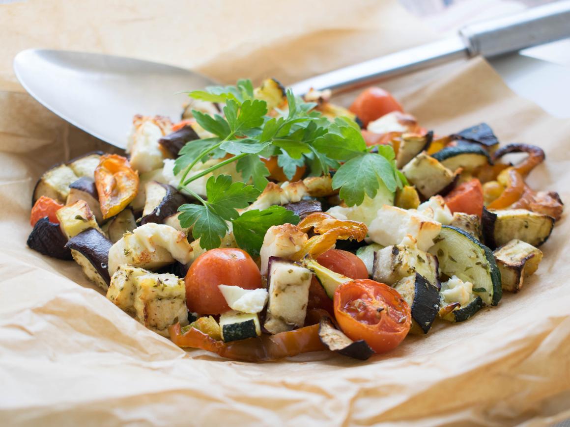 Ofengemüse mit Feta