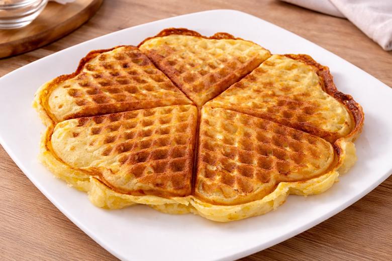 Einfache Waffeln ohne Butter