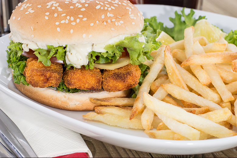 Fischstäbchen-Burger