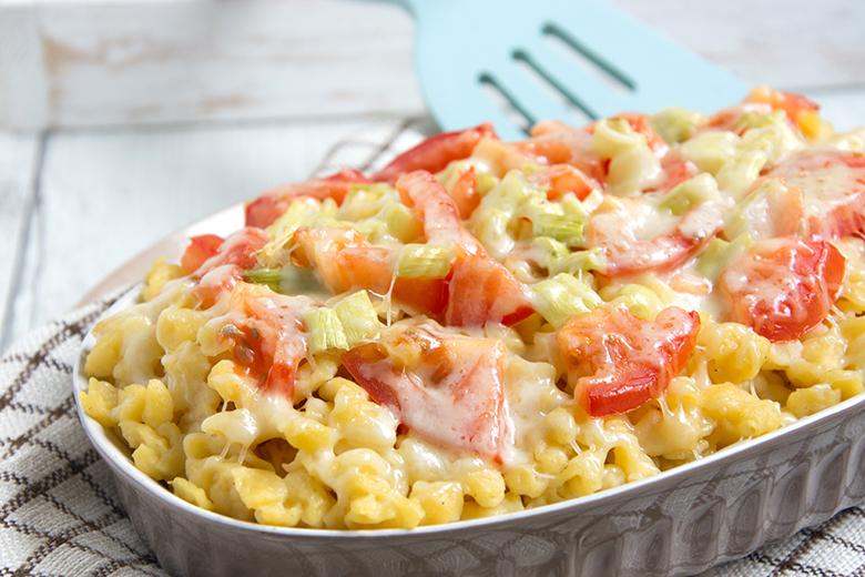 Überbackene Spätzle