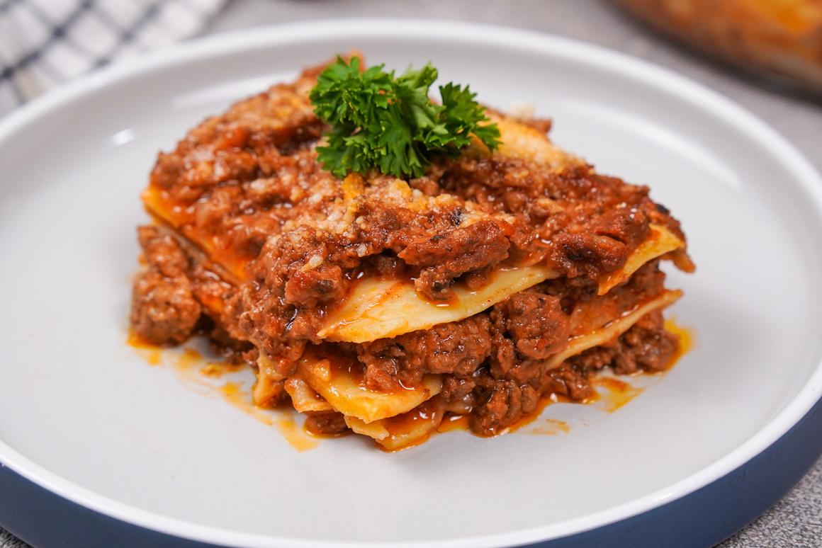 Lasagne ohne Béchamel