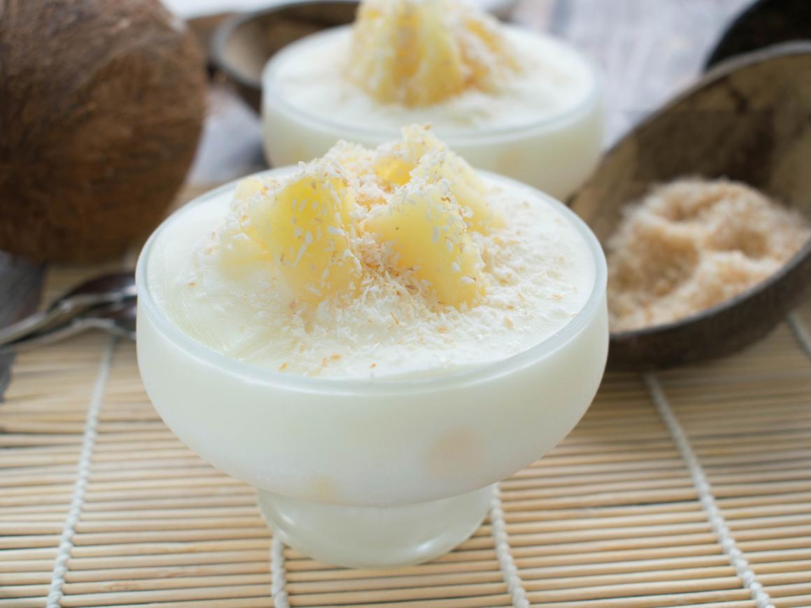 Kokos-Ananas-Dessert