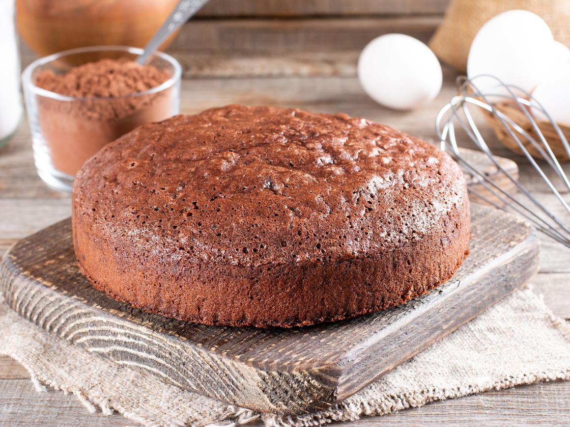 Tortenboden mit Kakao