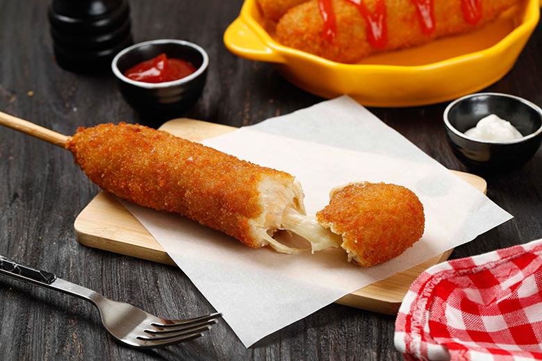 Corn Dogs mit Käse ohne Wurst