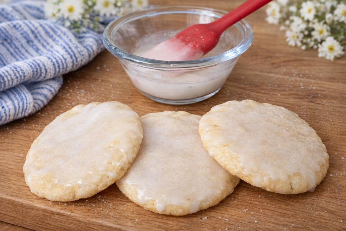 Puderzuckerglasur mit Milch