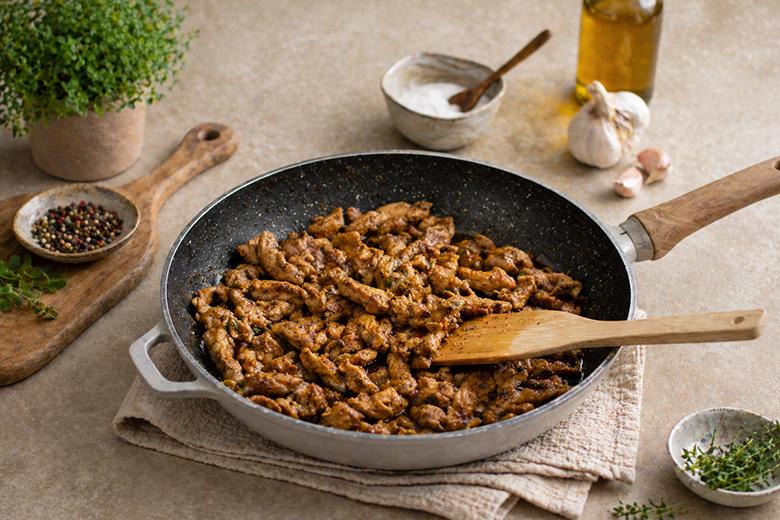 Würzige Hähnchenpfanne mit Kräutern